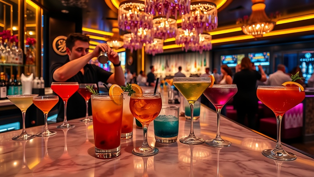 10 Top Cocktail Bars in Las Vegas with Exclusive Menus